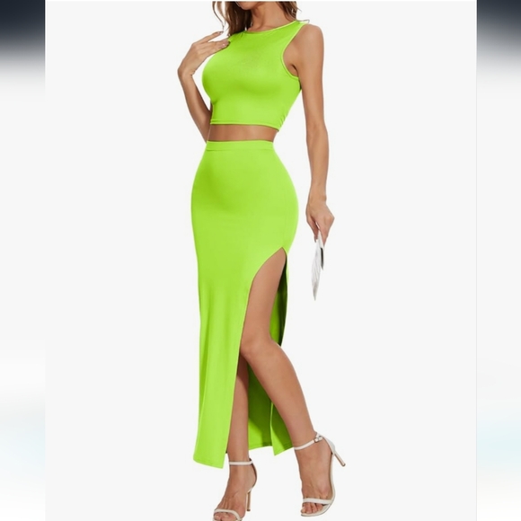 Two Piece Maxi Summer Set - Picture 3 of 3